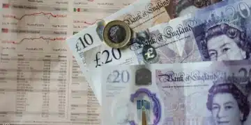 الجنيه الإسترليني ينخفض لأدنى مستوى له خلال 4 أشهر نتيجة لتراجع التضخم في بريطانيا